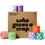 Who Gives a Crap Recycled Double Length Toilet Tissue - 48 Rolls