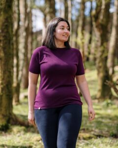 FINDRA Clothing FINDRA  Route Seamless Merino T-Shirt Size XXL Eggplant