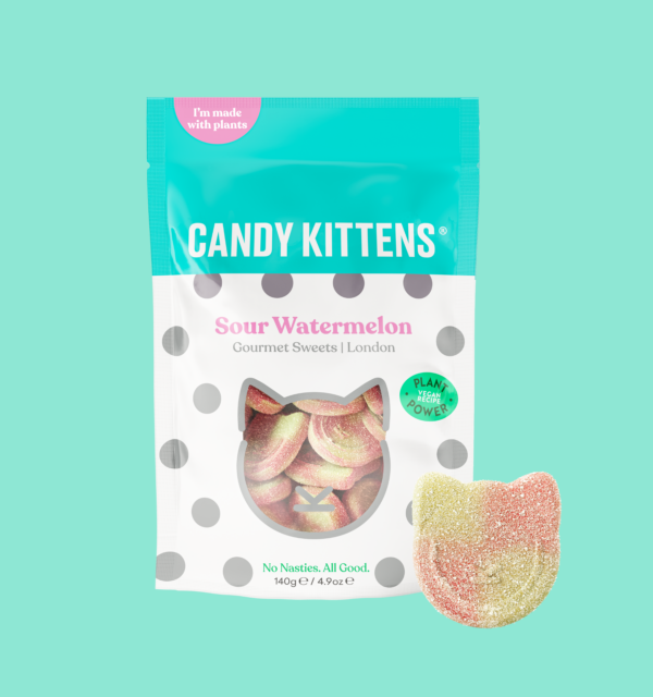 Sour Watermelon 140g x 10 Vegan Sweets