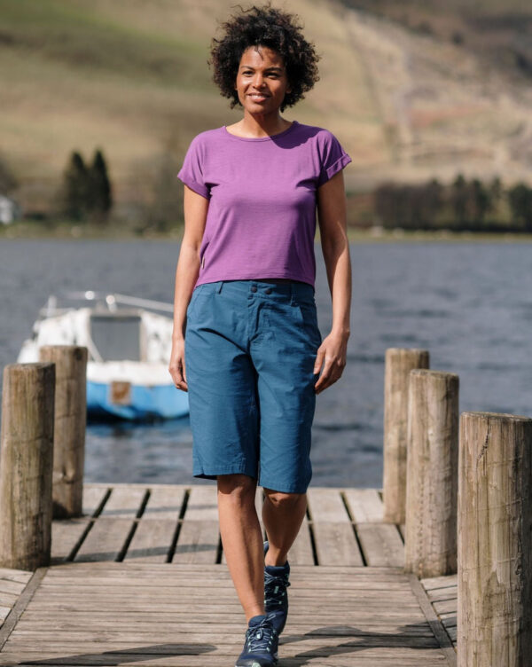FINDRA Clothing FINDRA  Kilda Softshell Trail Shorts Size XXXL Majolica Blue