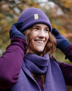 FINDRA Clothing FINDRA  Tweed Lambswool Beanie Regalia