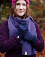 FINDRA Clothing FINDRA  Tweed Lambswool Scarf Regalia