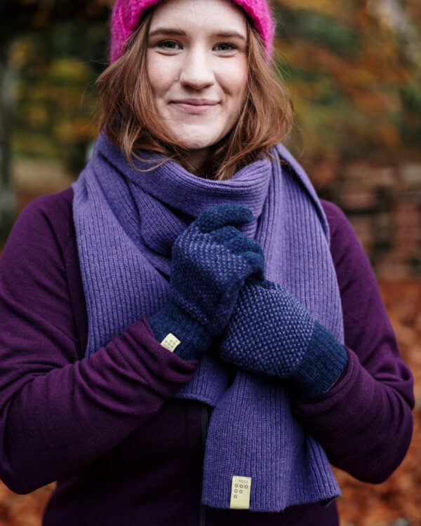 FINDRA Clothing FINDRA  Tweed Lambswool Scarf Regalia