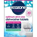 Ecozone Optimum All-In-One Dishwasher Tablets - 30 Tablets