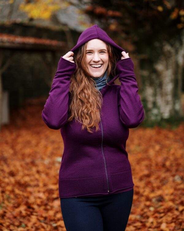 FINDRA Clothing FINDRA  Ava Hoodie Size L Eggplant