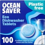 OceanSaver Plastic Free Eco Dishwasher Tablets - 100 Tabs